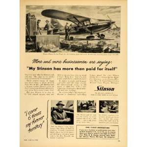   Station Wagon Plane Bert Noble   Original Print Ad