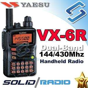 Yaesu VX 6R DUAL BAND HAM RADIO Transceiver 144/430Mhz  