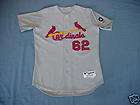 Brian Barden 2007 St. Louis Cardinals game used jersey