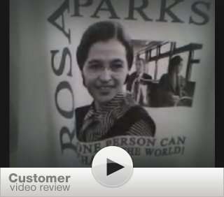  Rosa Parks T shirt, One Person Can Change The World 