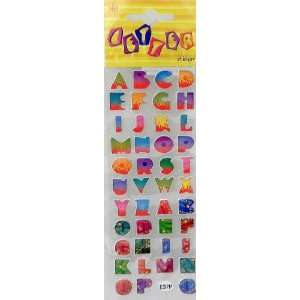  Crystal Sticker   Letter (2 Sheets)   #08021: Toys & Games