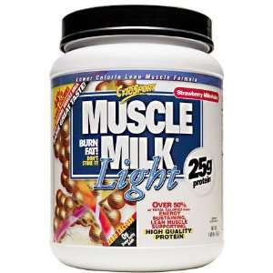  Cytosport Muscle Milk Light, Strawberry Milkshake, 1.65 lb 