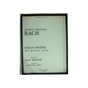   Piano Solo (Kalmus Piano Series Edited by Hans Bischoff): Bach: Books