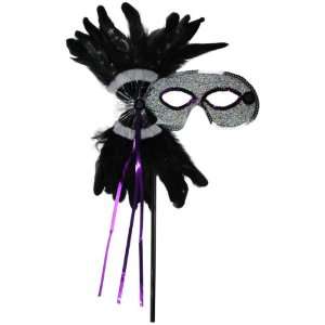  Mardi Gras Mask 004: Merlina With Stick: Toys & Games