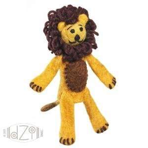  Wild Woolie Lion Hand Felted Finger Puppet Ornament   Fair 