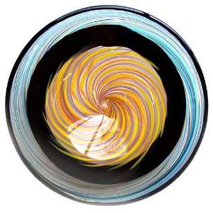  Murano art glass Vase Plate Swirl Art. A60: Home & Kitchen
