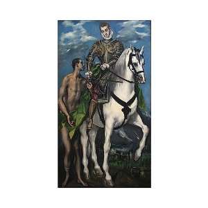  Saint Martin and the Begger 1597 99 FINEST BRAND CANVAS 