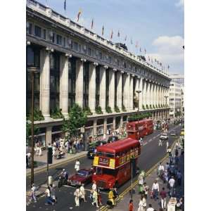 Selfridges and Old Routemaster Bus before They Were Withdrawn, Oxford 