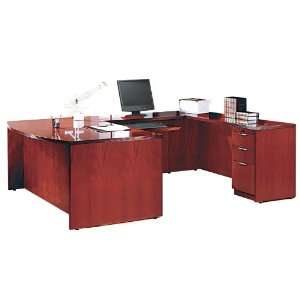 Wood Veneer U Shaped Desk KGA106