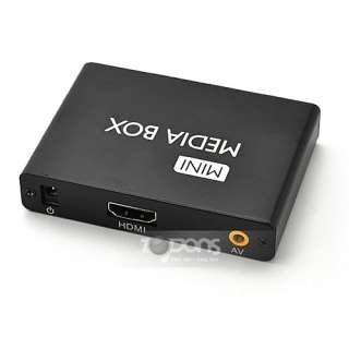 USB HD HDMI Mini Multi Media Player Box TV Display with Remote Control 