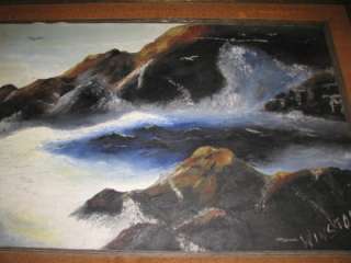 Academy Award Winner Stan Winston Oil Painting Seascape  
