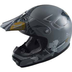  Kali Rat Adult Aatma Dirt Bike Motorcycle Helmet   Grey 