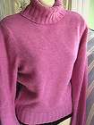 Pink Cashmere ANN TAYLOR Turtleneck Sweater Size Large  