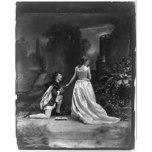 The Lover,c1897,man kneeling,woman:  Home & Kitchen