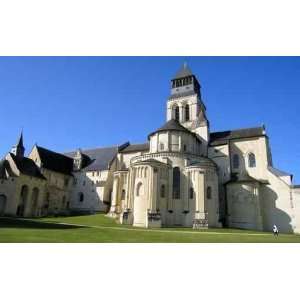  Panorama Sur Labbaye De Fontevraud   Peel and Stick Wall 