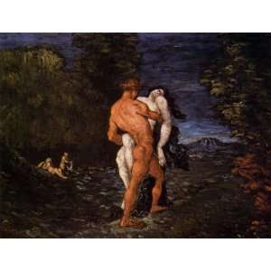   Painting The Abduction Paul Cezanne Hand Painted Art
