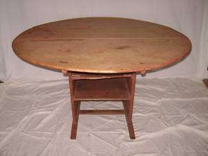 18th Century Shoe Foot Chair Table American Maine  