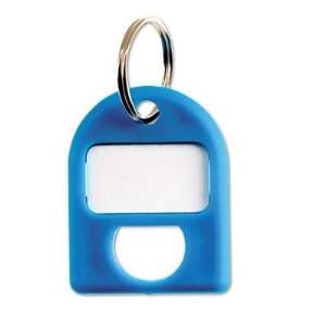  CARL® Replacement Security Cabinet Key Tags, Blue, 8/Pack 