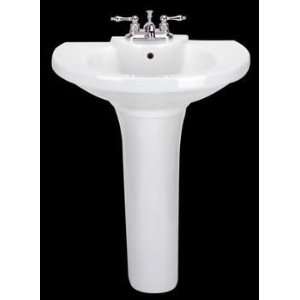   White Vitreous China, Aberdeen Pedestal Sink, white: Home Improvement