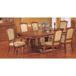  7 pc oak finish wood Rio Vista Collection dining room 