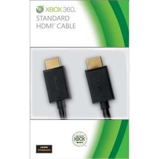 NEW OFFICIAL Microsoft XBOX 360 SLIM BLACK HDMI CABLE 885370048568 