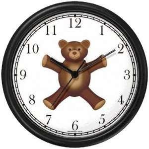  Teddy Bear (Happy Face)   Bear   JP Animal Wall Clock by 