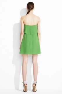 NEW* BCBG RUNWAY Fei Fei Evergreen Crepe Dress 12 $238  