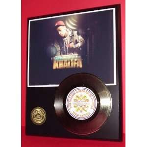 Gold Record Outlet WIZ KHALIFA 24kt Gold Record Display LTD:  