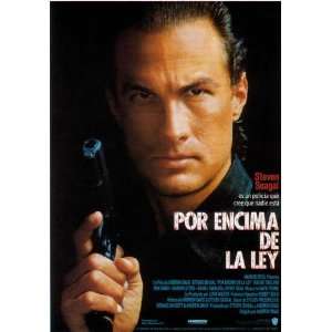  Above The Law Poster Spanish 27x40 Steven Seagal Pam Grier 