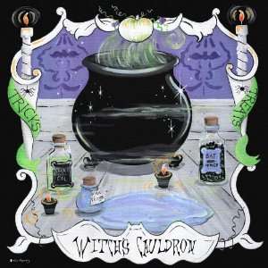  Witchs Cauldron Canvas Reproduction