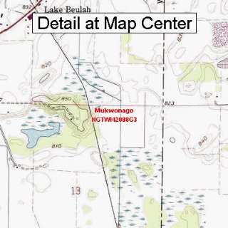   Map   Mukwonago, Wisconsin (Folded/Waterproof)