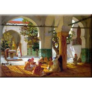   the Quran 30x21 Streched Canvas Art by Bridgman, Frederick Arthur