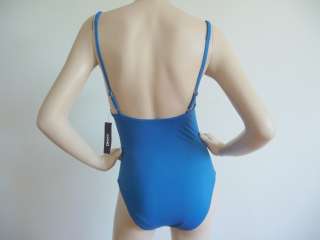 DKNY One Piece Lounge Solid Maillot Swimsuit Size 8  