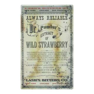   dr fowler s extract of wild strawberry item 27575 includes one 1 metal