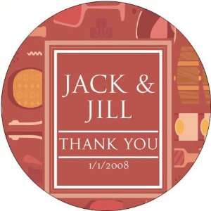Baby Keepsake: Red Wine Bar Theme Personalized Travel Candle Favors 