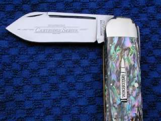 CLASSIC WINCHESTER ABALONE SUNFISH TOENAIL TOE USA KNIFE PEARL MOP w 