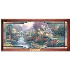 Thomas Kinkade Garden Of Light Collectible Stained Glass Wall Decor by 