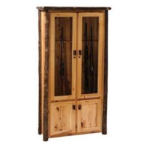  Fireside Lodge Hickory Gun Cabinet in Hickory   86801 