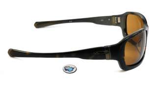 Brand New $160 OAKLEY TANGENT Sport Wrap Sunglasses   Brown Tortoise 