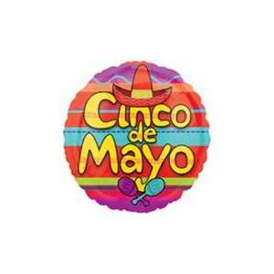  18 Cinco de Mayo Celebration Balloon   Mylar Balloon Foil 