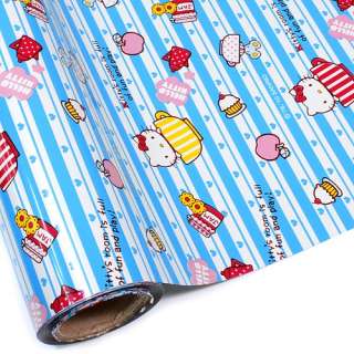 Hello Kitty Ream Roll Wrapping Gift Paper 59ft 18M Sky  
