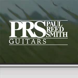  PRS PAUL REED SMITH GUITAR White Sticker Laptop Vinyl 