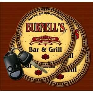  BURNELLS Family Name Bar & Grill Coasters: Kitchen 