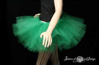 TUTU DANCE ROLLER DERBY BALLET ADULT GREEN ALL SIZES  