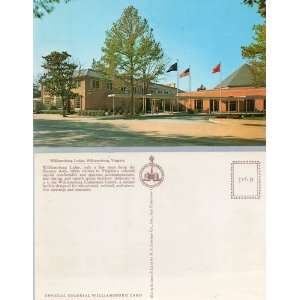  Vintage Advertizing Post Card: Williamsburg Lodge, Williamsburg 