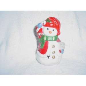  Snowman in Santa Suit Candle Holder: Everything Else