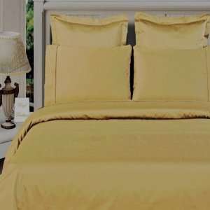 Solid Gold Twin size Microfiber Sheet set: Home & Kitchen