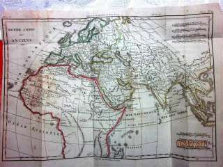   GEOGRAPHY ATLAS,8 FOLDING MAPS, AMERICA,AFRICA,EUROPE,ANTIQUE,WORLD