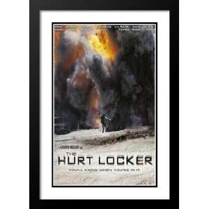  The Hurt Locker 20x26 Framed and Double Matted Movie 