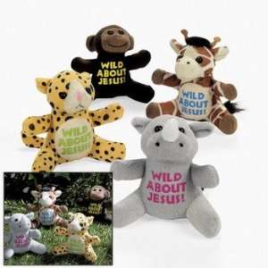  Plush Wild About Jesus Safari Animals   Novelty Toys 